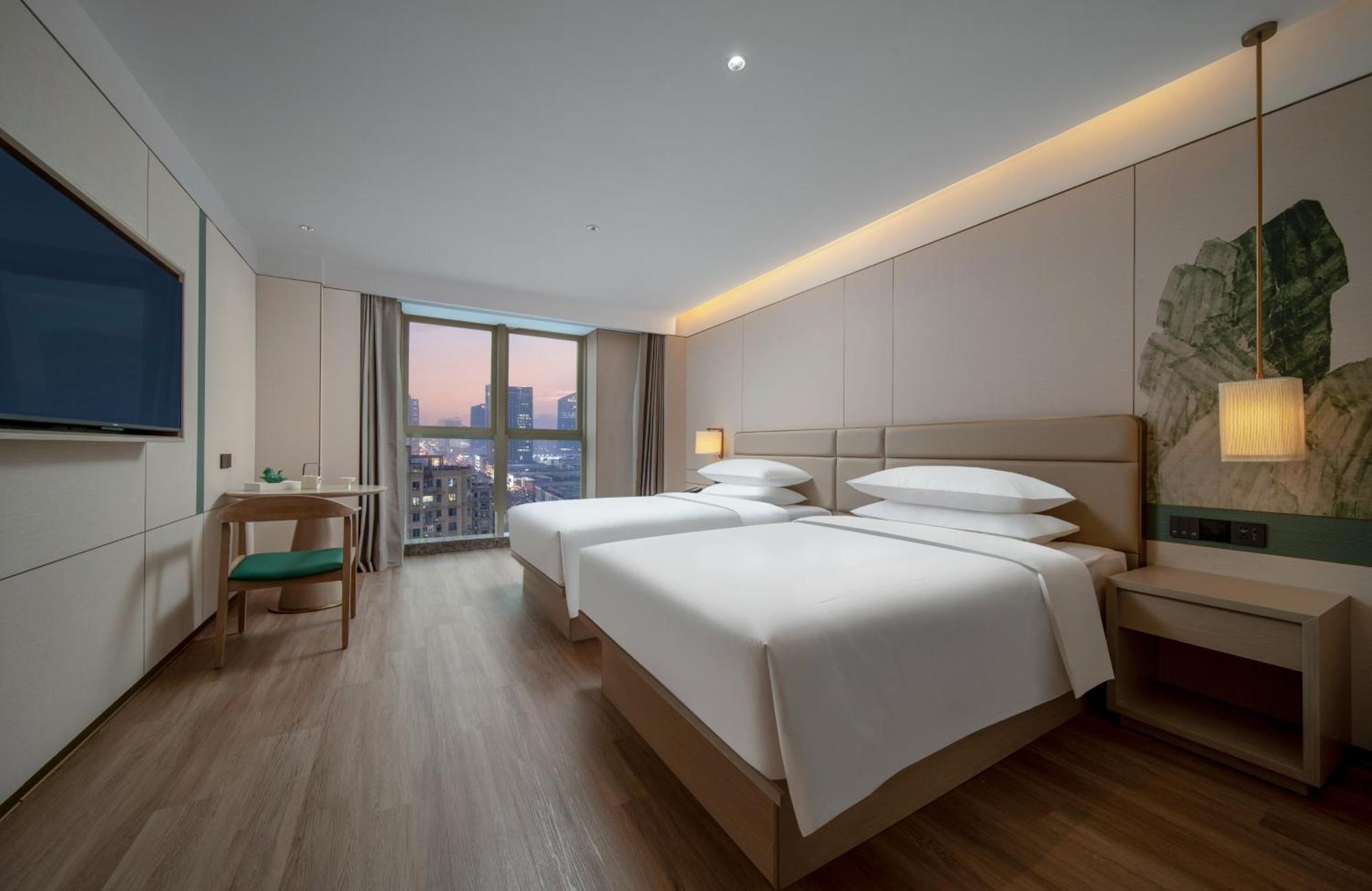 Manju Hotel Shaoxing Keqiao Wanda Dış mekan fotoğraf